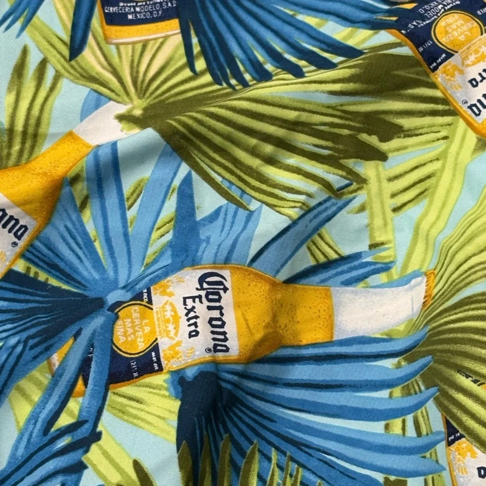 Corona swim trunks Extra‎ Beer Logo Board Shorts Mens Trunks Size 38 Drawstrings